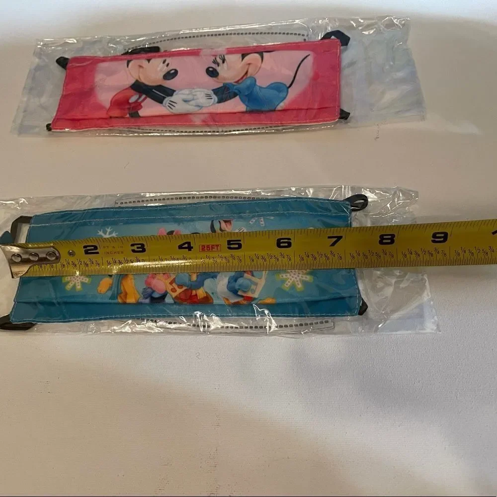 Disney Mickey Mouse set of 2 face masks NWT